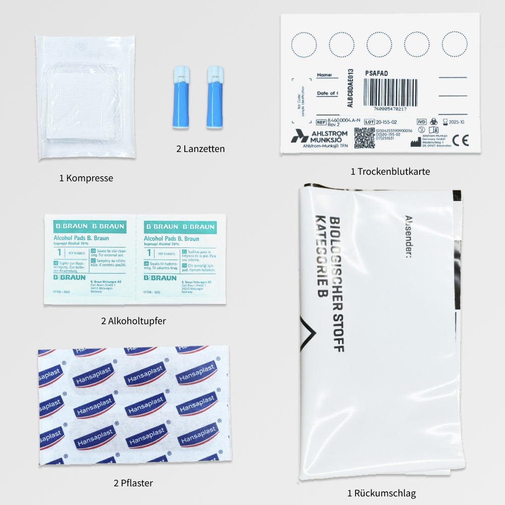 Vitamin- und Mineralstoffstatus Test